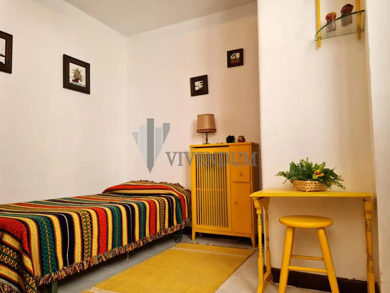 Bedroom of Flat for sale in Vigo   with Heating, Parquet flooring and Terrace