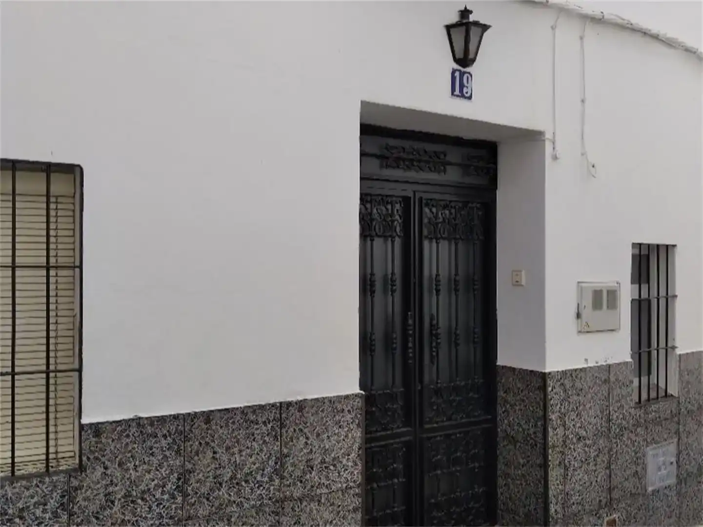 Vista exterior de Casa adosada en venda en Siruela amb Moblat