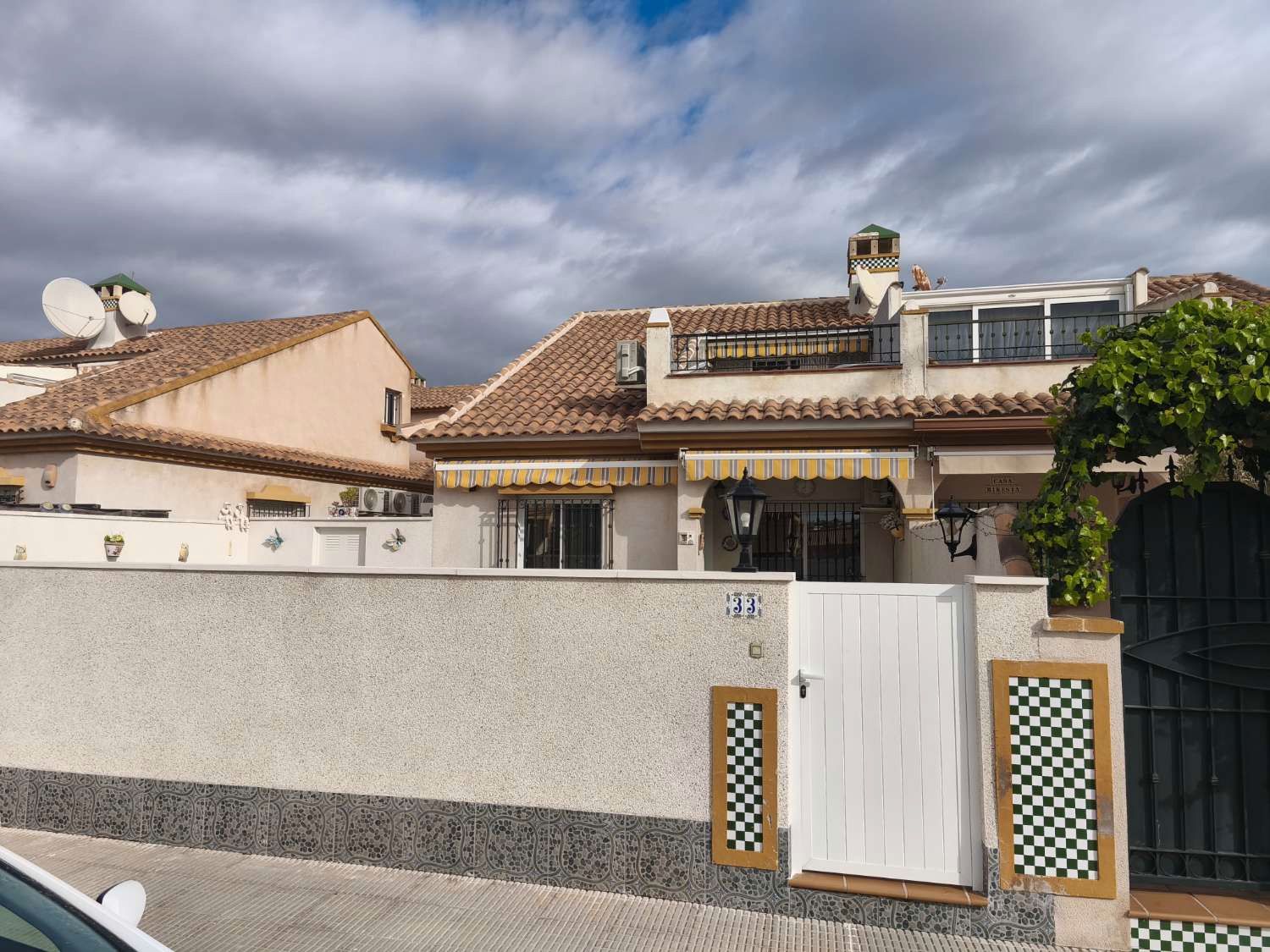 Exterior view of Single-family semi-detached for sale in Orihuela  with Air Conditioner, Storage room and Swimming Pool