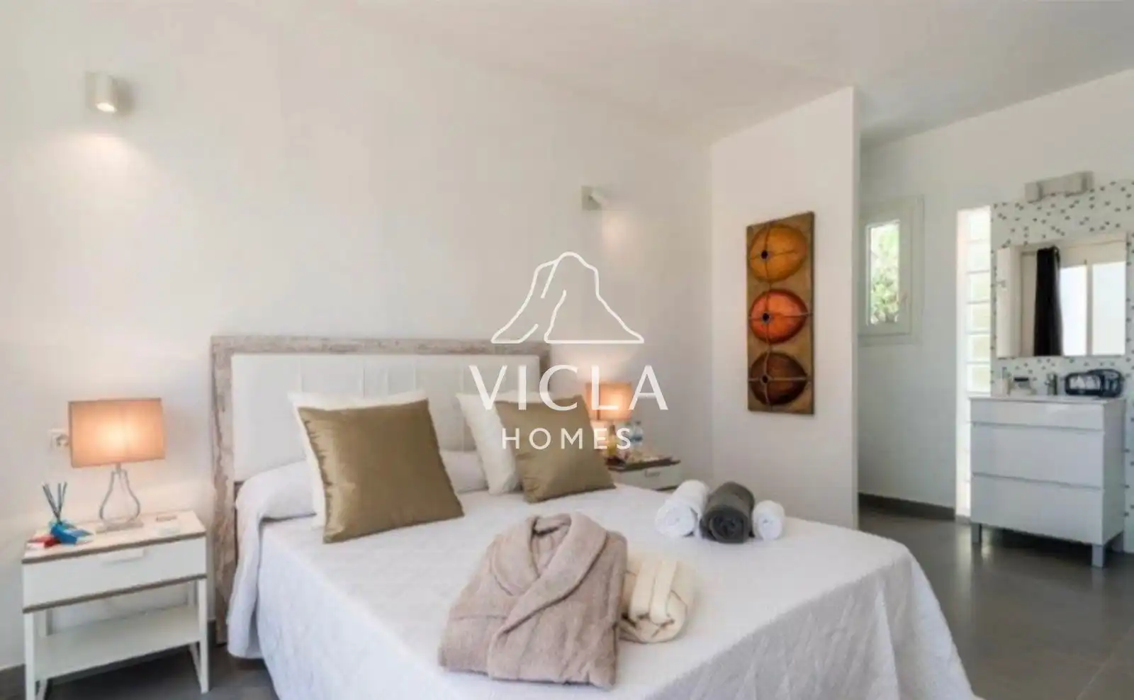 Habitación de Casa o chalet en venta en Santa Eulària des Riu con Aire acondicionado, Calefacción y Terraza