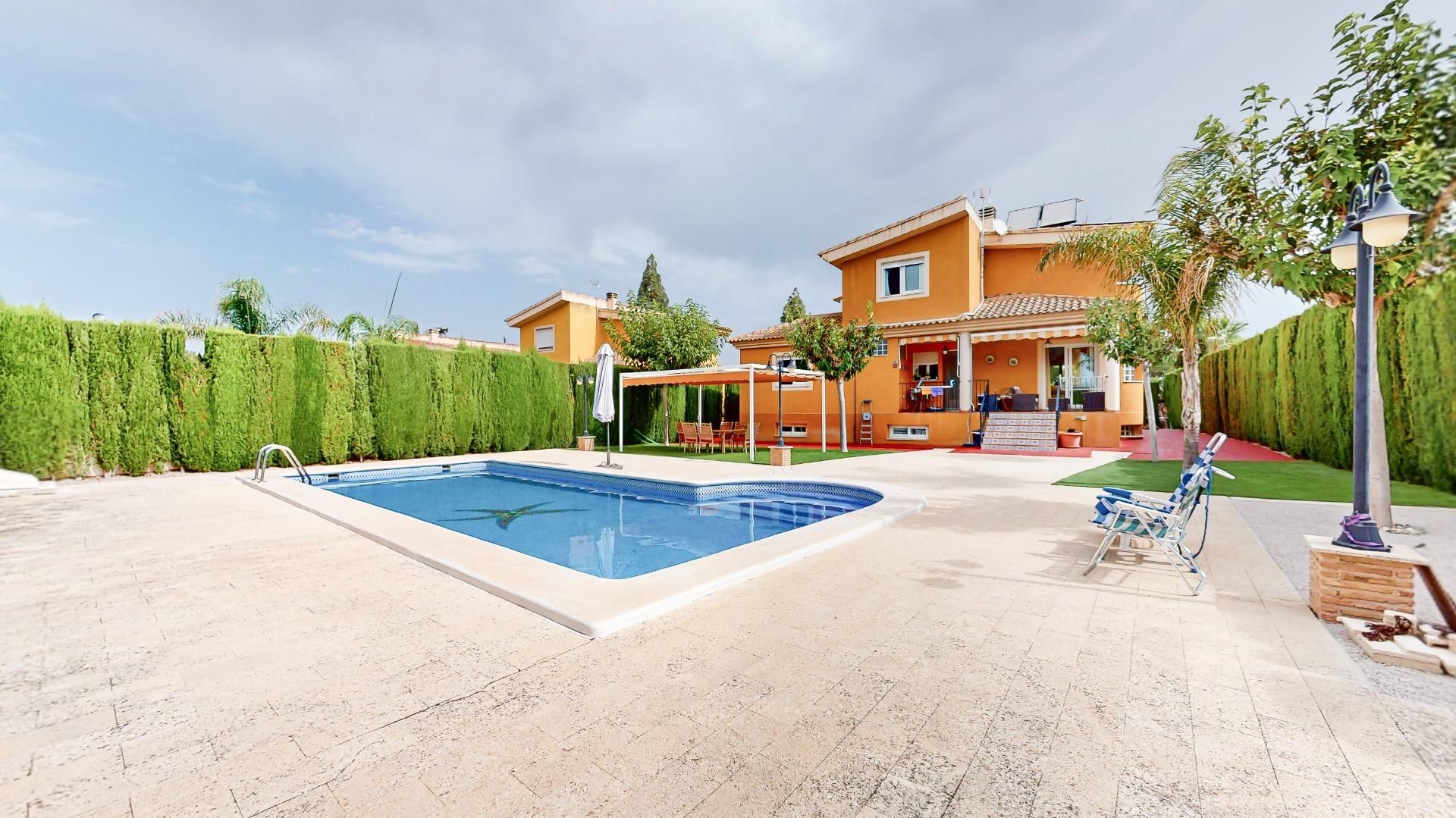 Swimming pool of Houses for sale in Molina de Segura  with Air Conditioner, Heating and Private garden