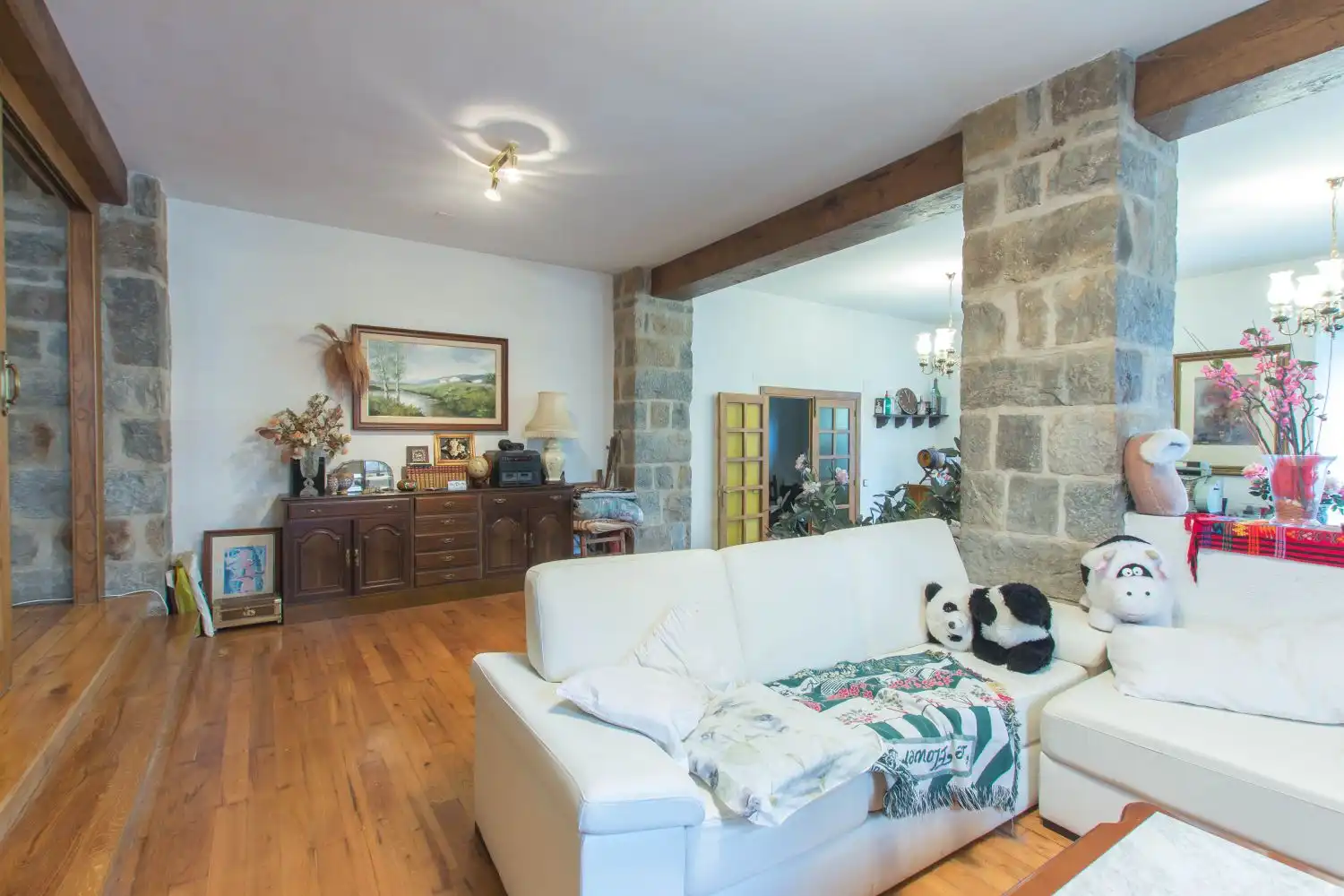 Sala de estar de Casa o chalet en venta en Atetz con Calefacción, Terraza y Amueblado