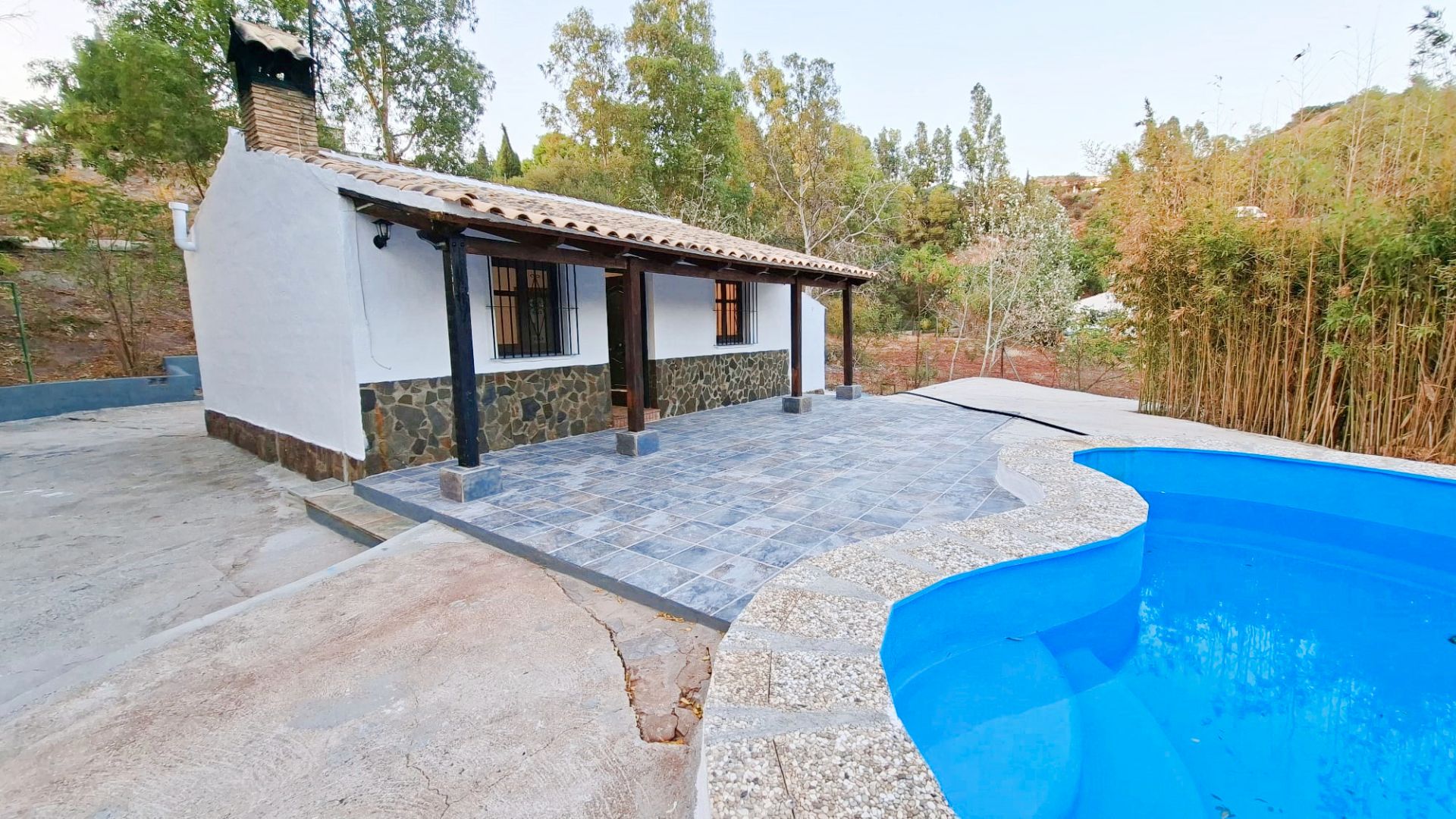 Swimming pool of Country house to rent in Málaga Capital  with Private garden, Terrace and Storage room