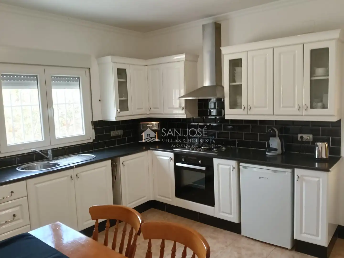 Cocina de Casa o chalet en venta en Aspe con Aire acondicionado, Calefacción y Jardín privado