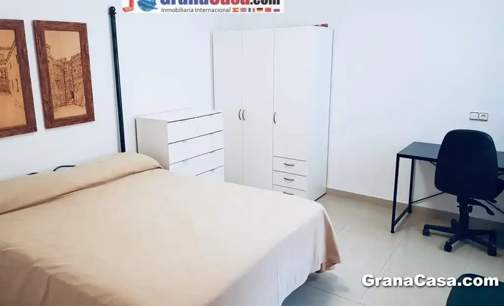 Schlafzimmer von Wohnung zur Miete in Játar mit Klimaanlage, Heizung und Möbliert