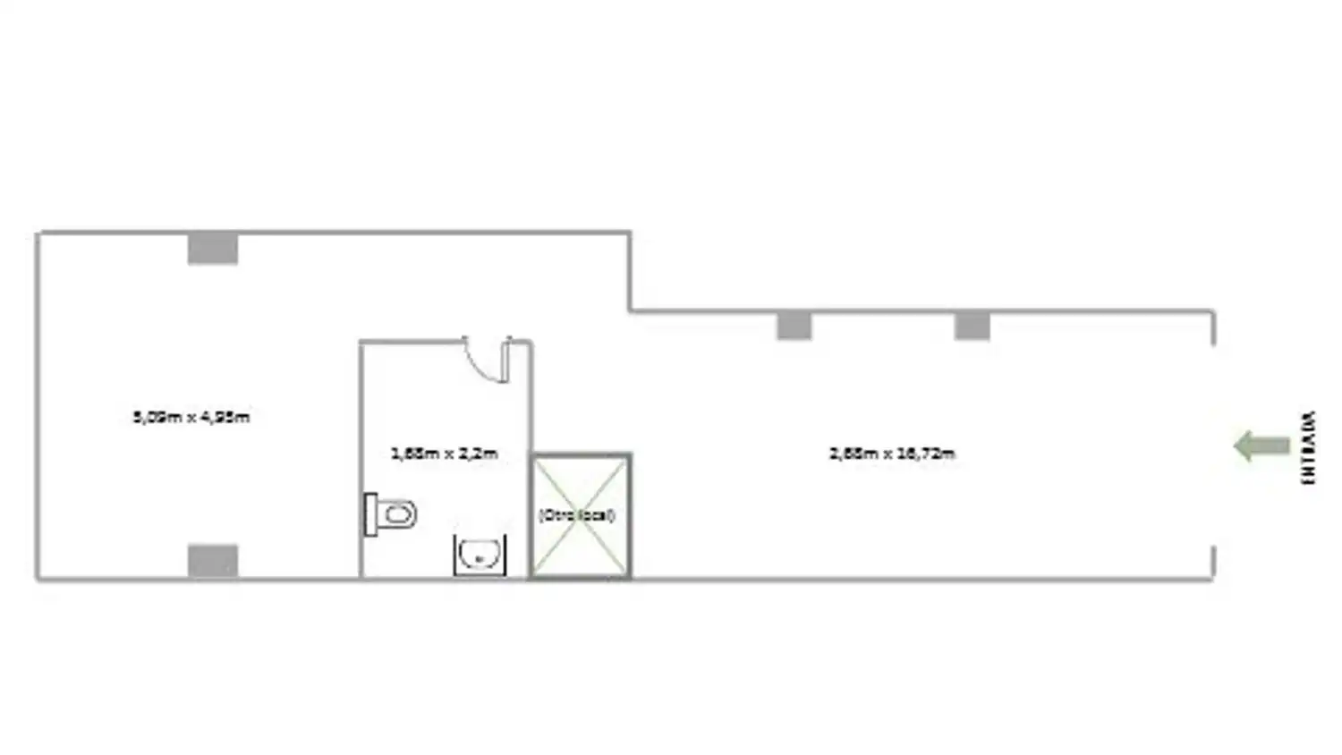 Gewerbefläche zum Verkauf in Calle Albareda 28, imagen 12