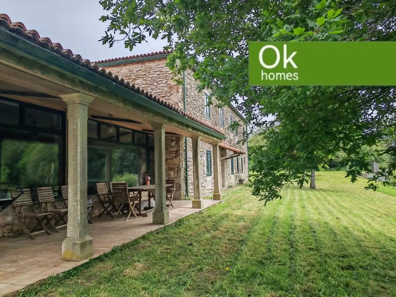 Außenansicht von Country house zum Verkauf in Sobrado (A Coruña) mit Heizung, Privatgarten und Parkett