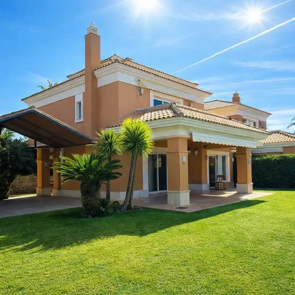Exterior view of Detached homes for sale in Marbella  with Private garden, Terrace and Storage room