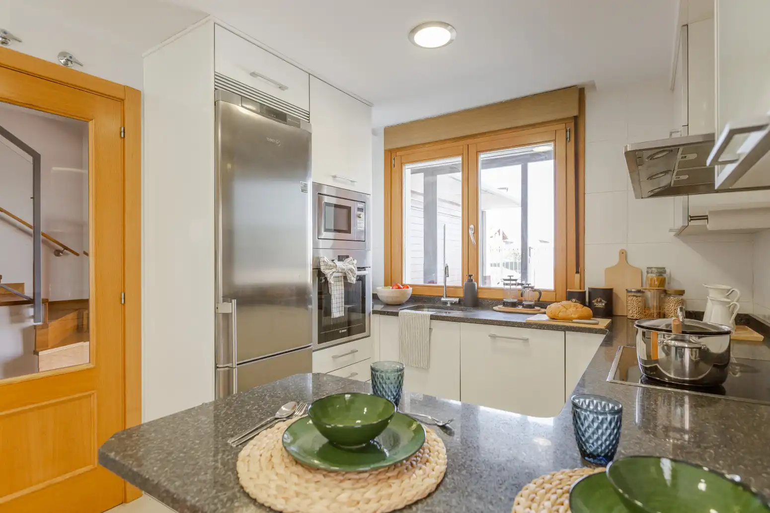 Cocina de Casa o chalet en venta en Berrioplano / Berriobeiti con Calefacción, Jardín privado y Parquet