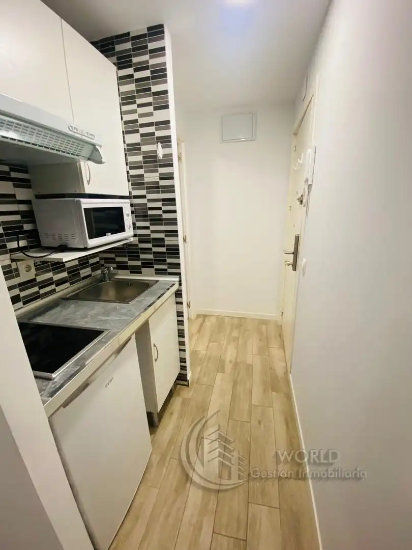 Kitchen of Study for rent in Madrid  with Air Conditioner, Heating and Furnished