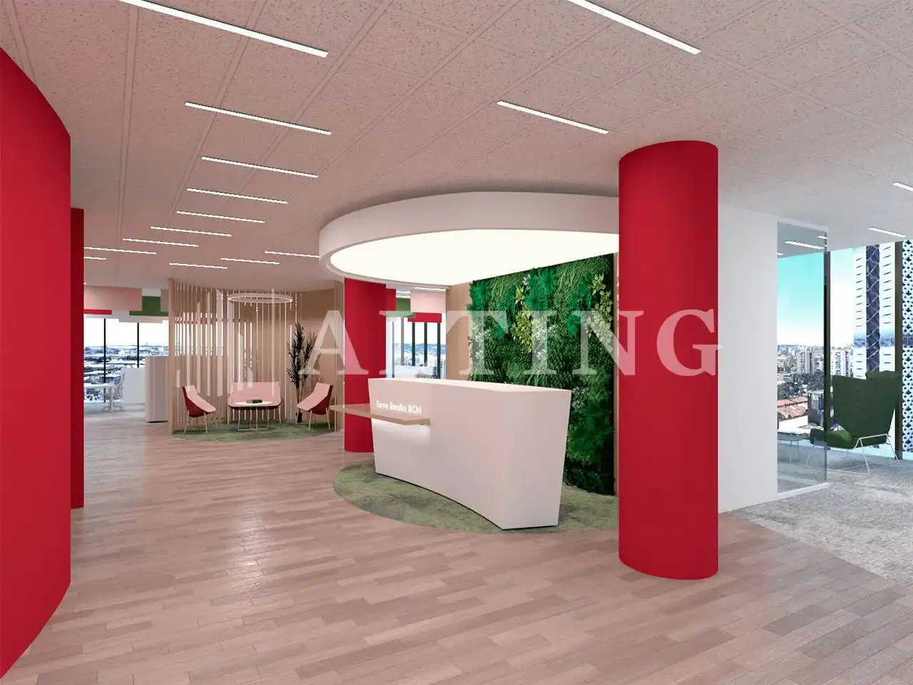 Büro zur Miete in L'Hospitalet de Llobregat mit Klimaanlage