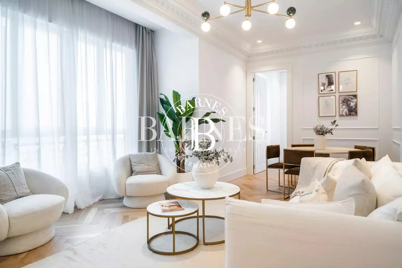 Sala de estar de Piso de alquiler en Madrid con Aire acondicionado, Calefacción y Amueblado