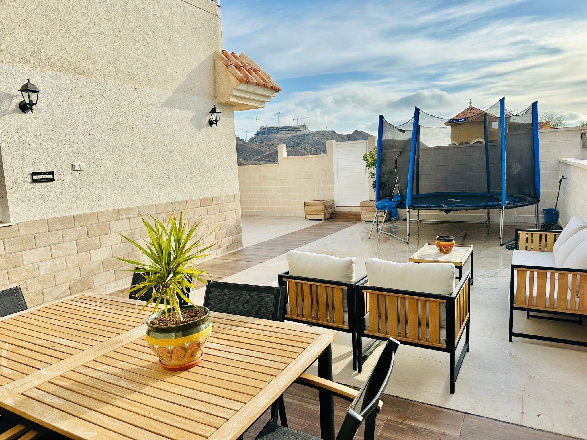 Terraza de Casa adosada en venta en Águilas con Aire acondicionado, Calefacción y Jardín privado