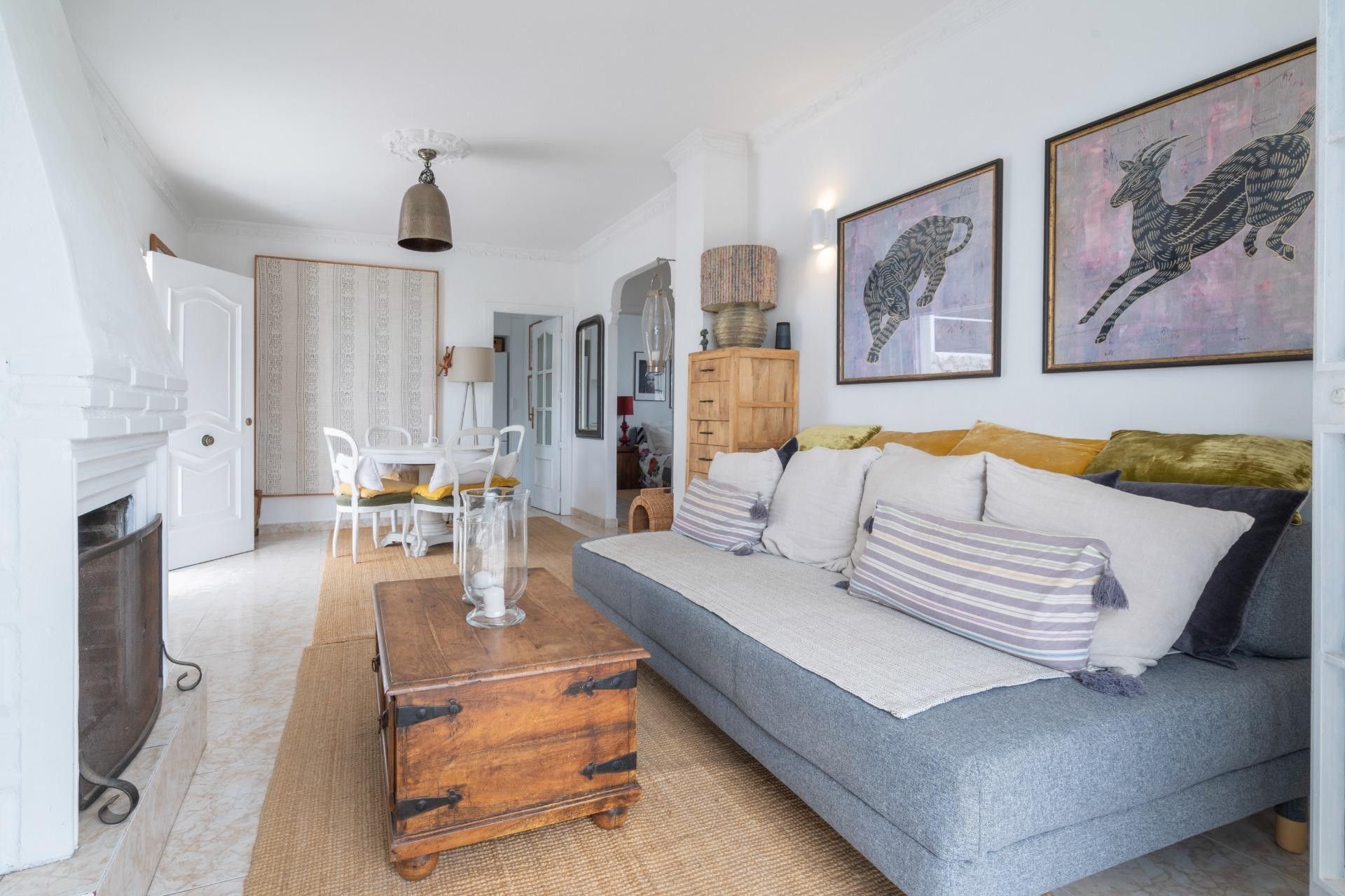 Sala d'estar de Casa o xalet en venda en Benalmádena