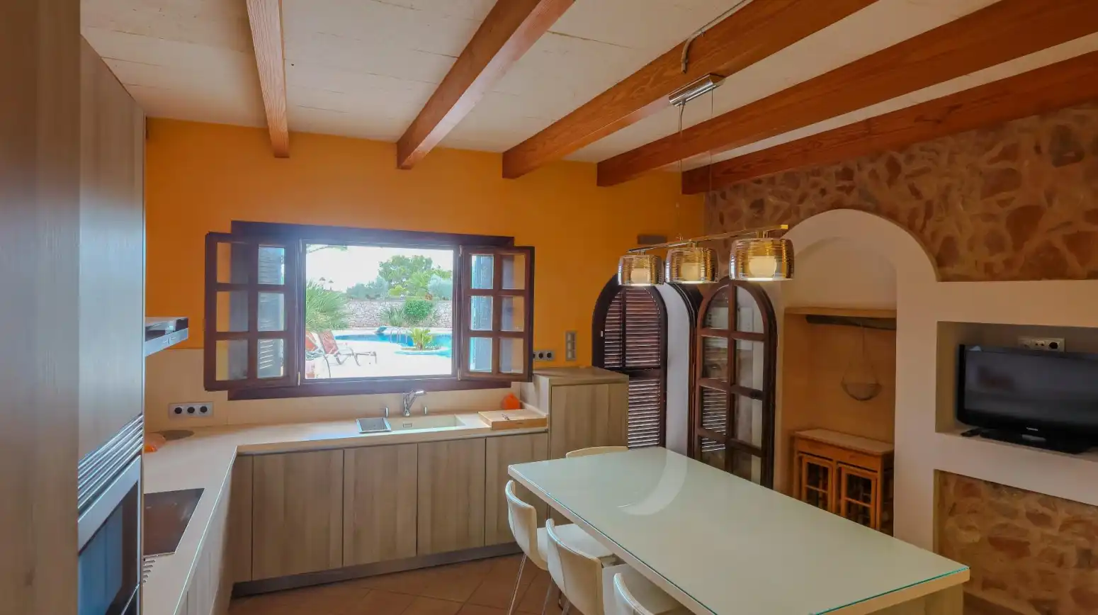 Cuina de Casa o xalet en venda en Llucmajor amb Aire condicionat, Calefacció i Terrassa
