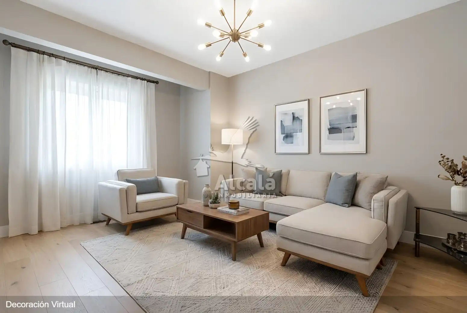 Sala de estar de Piso en venta en Alcalá de Henares con Aire acondicionado, Calefacción y Terraza