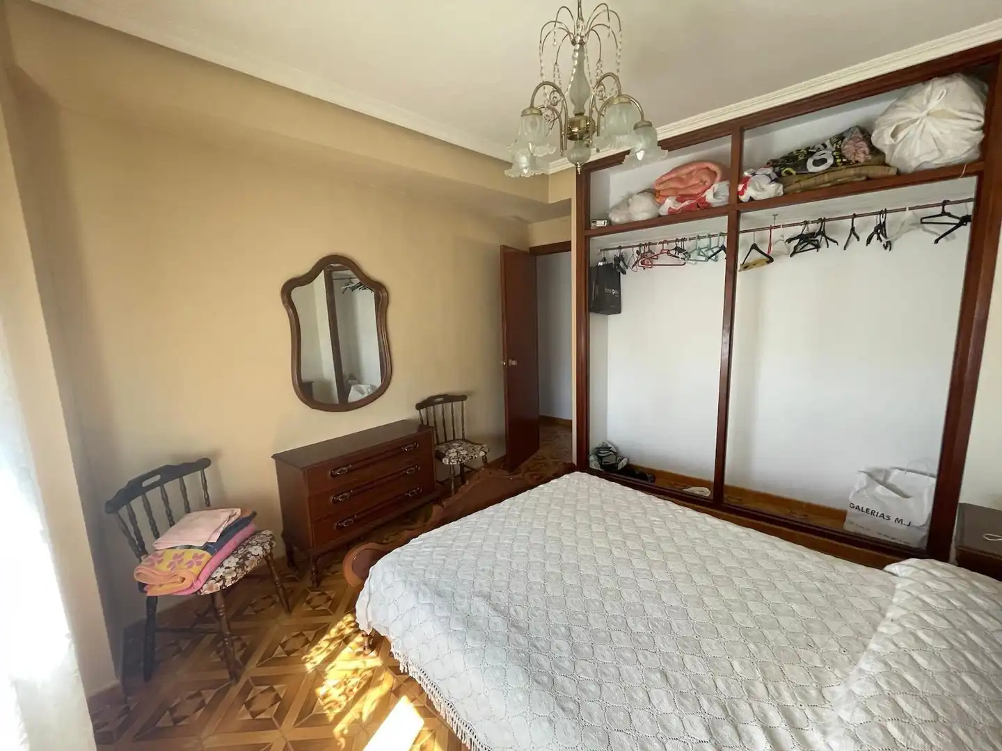 Bedroom of Flat for sale in Arroyo de la Luz  with Terrace, Furnished and Balcony