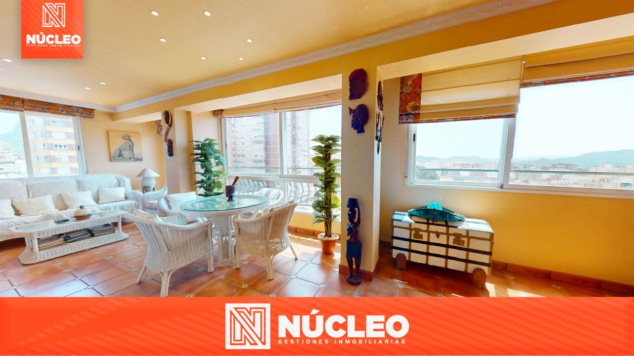 Balcony of Attic for sale in Elda  with Air Conditioner, Parquet flooring and Terrace