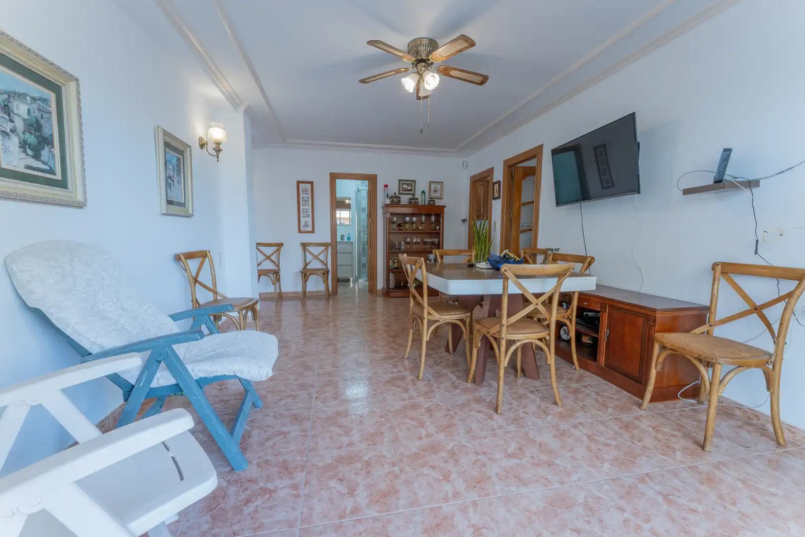 Esszimmer von Wohnung zum Verkauf in Elche / Elx mit Heizung, Terrasse und Möbliert