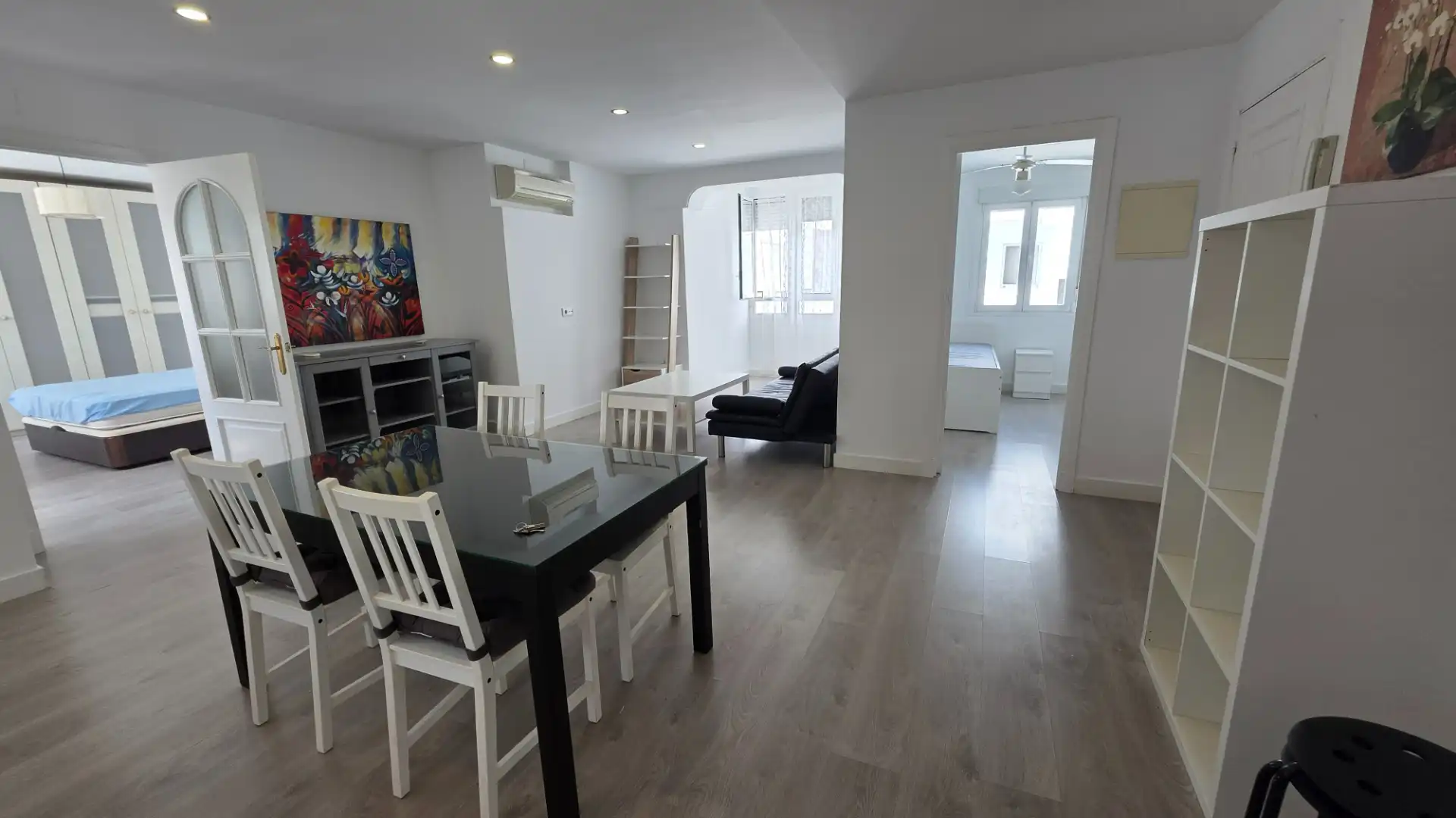 Dining room of Flat for rent in El Puerto de Santa María  with Air Conditioner, Furnished and Oven