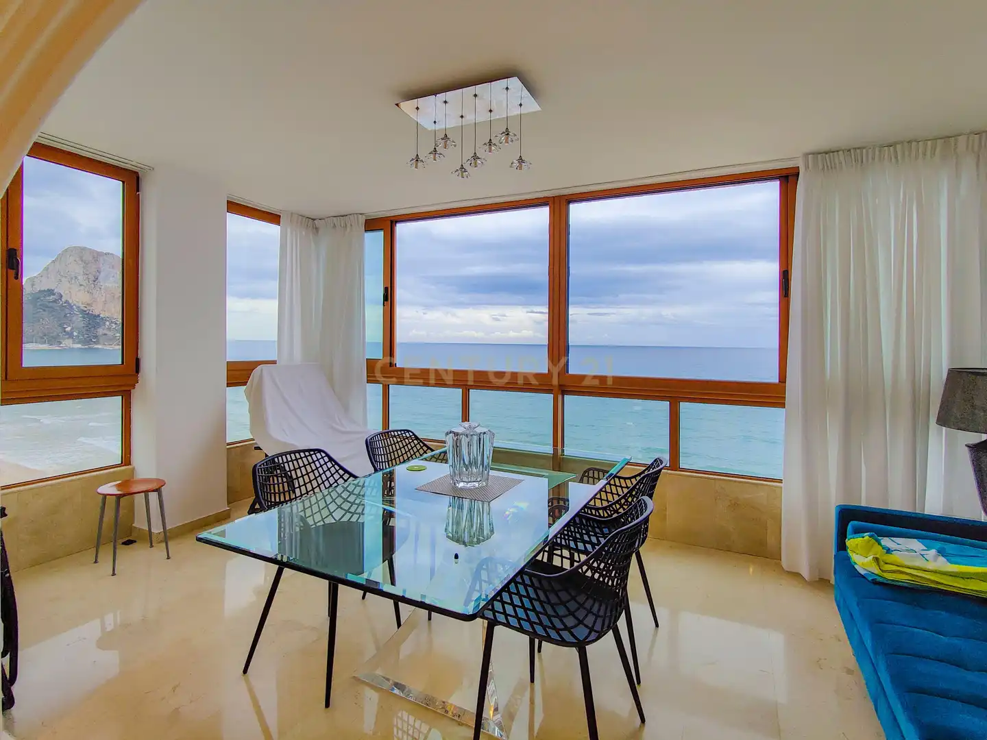 Menjador de Apartament de lloguer en Calpe / Calp amb Aire condicionat i Traster