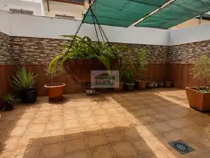 Terraza de Casa adosada en venta en Vegas del Genil con Aire acondicionado, Calefacción y Jardín privado