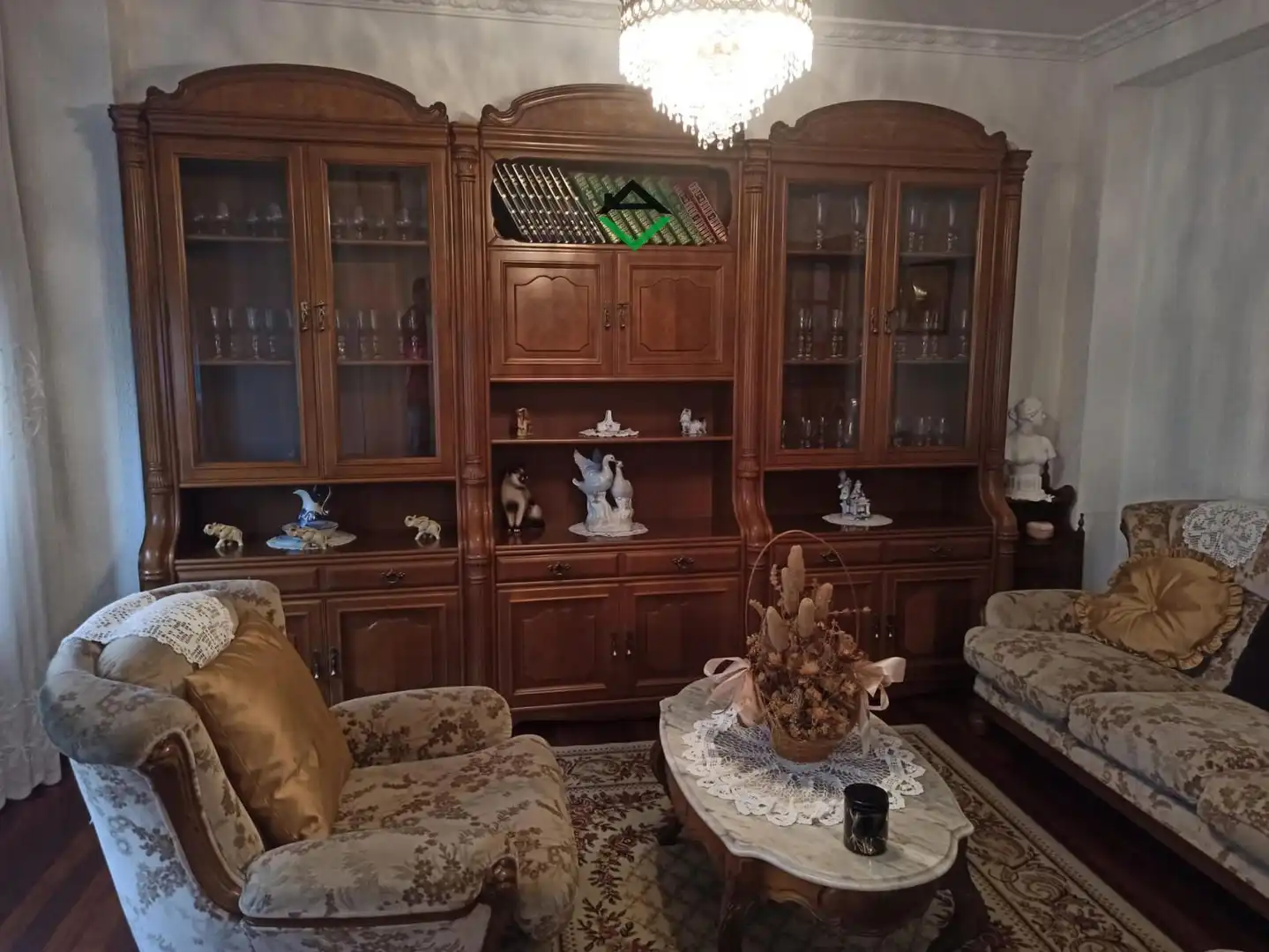 Sala de estar de Casa o chalet en venta en Cangas  con Calefacción y Amueblado