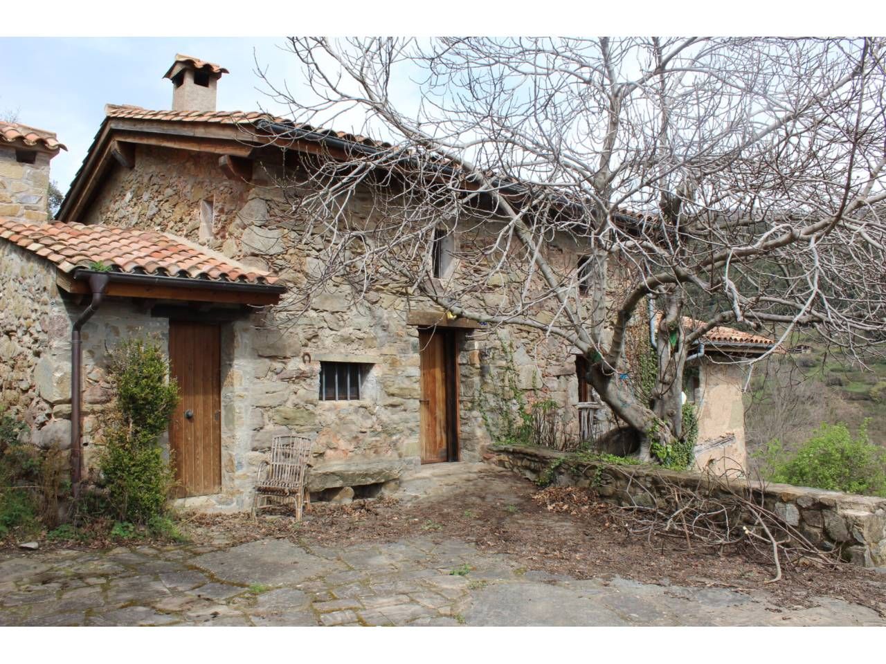 Exterior view of Country house for sale in Riudaura  with Heating