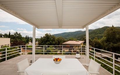 Terrassa de Apartament de lloguer en Sant Martí de Llémena amb Aire condicionat, Terrassa i Balcó