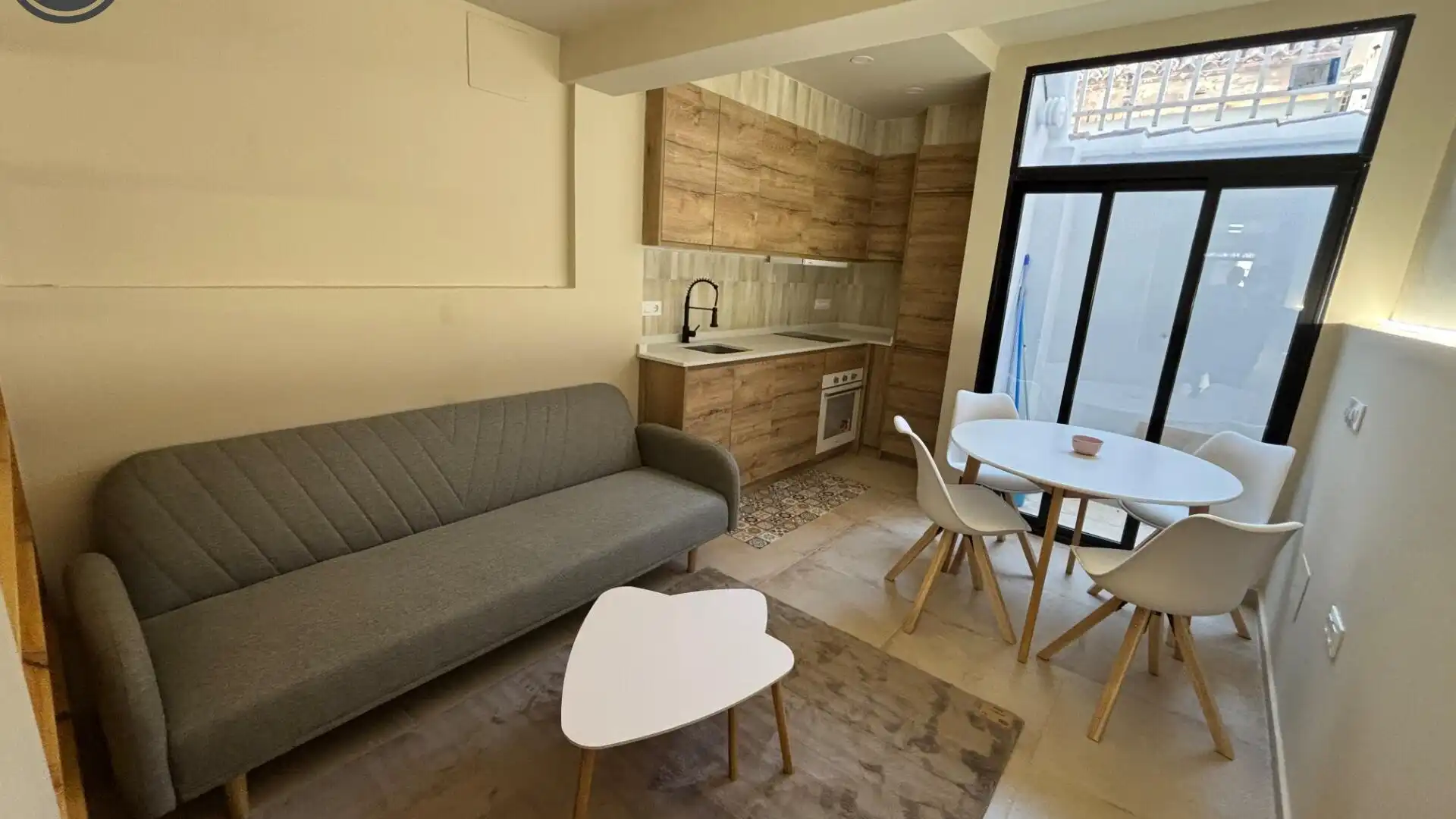 Sala de estar de Casa o chalet de alquiler en  Valencia Capital con Aire acondicionado, Terraza y Amueblado