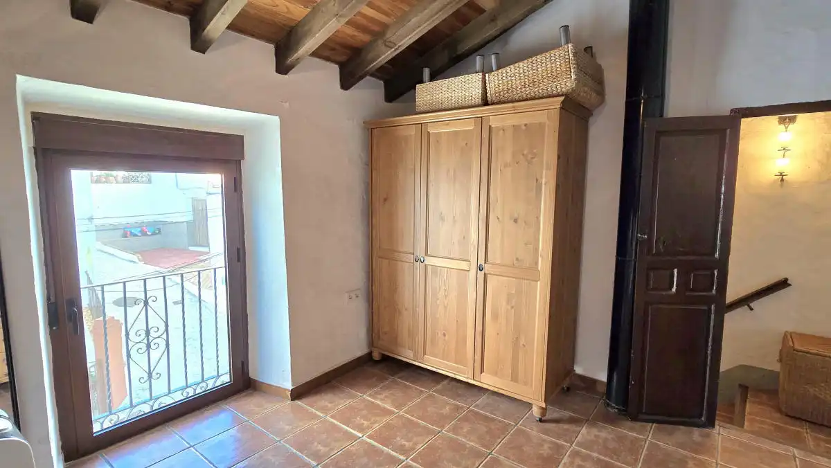 Bedroom of Detached homes for sale in Almáchar  with Air Conditioner, Terrace and Furnished