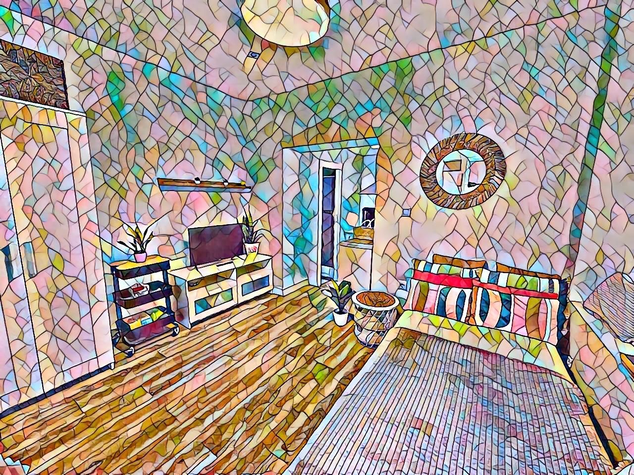 Sala d'estar de Estudi en venda en  Cádiz Capital amb Moblat