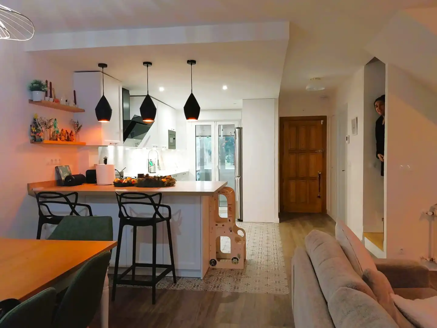 Cocina de Casa o chalet de alquiler en Madrid con Aire acondicionado, Calefacción y Jardín privado