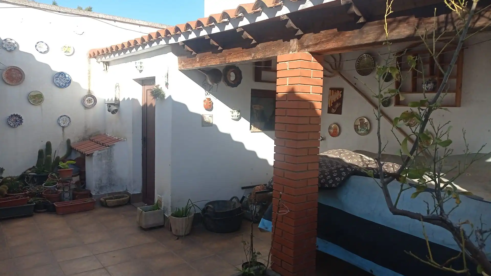 Garden of Country homes for sale in Alfántega  with Heating, Terrace and Storage room