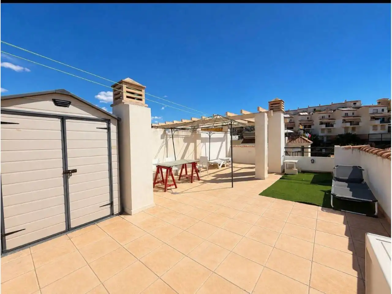 Terraza de Ático de alquiler en Rincón de la Victoria con Terraza, Amueblado y Piscina comunitaria