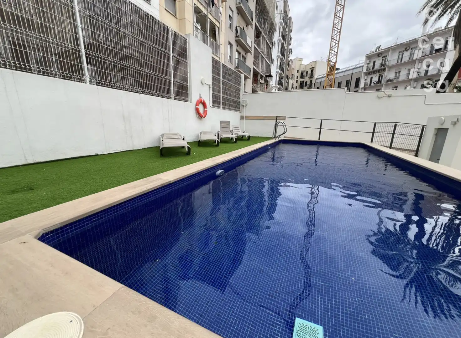 Swimming pool of Flat for rent in Valencia  with Air Conditioner, Heating and Storage room