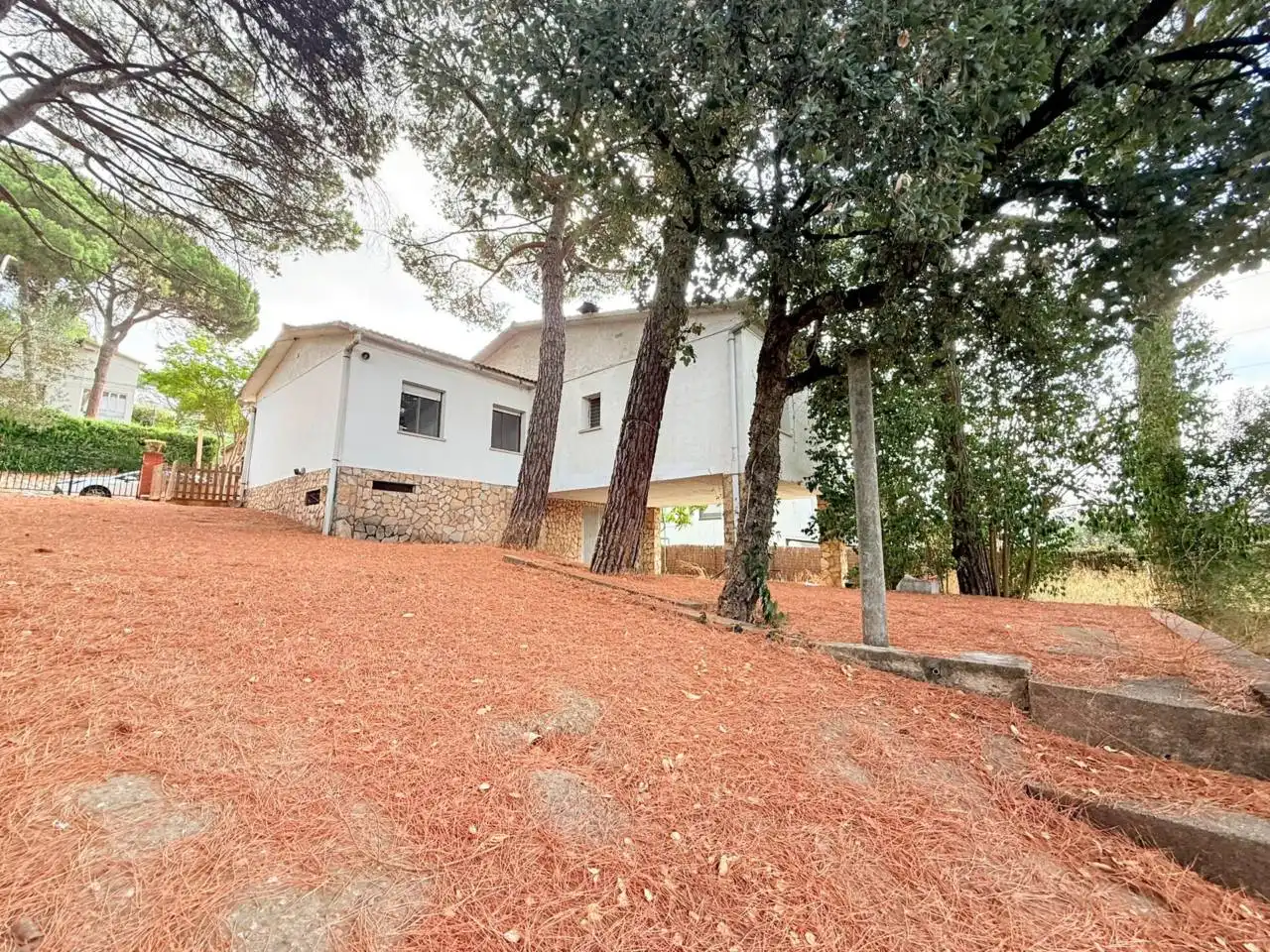 Vista exterior de Casa o xalet en venda en Riells i Viabrea amb Jardí privat i Terrassa