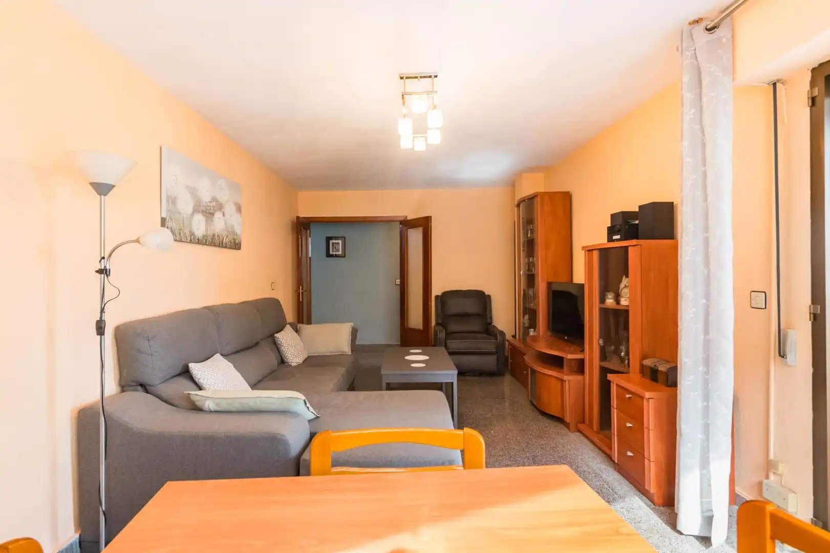 Sala d'estar de Pis en venda en Murcia amb Aire condicionat, Traster i Balcó