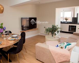 Living room of Attic for sale in Salamanca Capital  with Heating, Terrace and Furnished