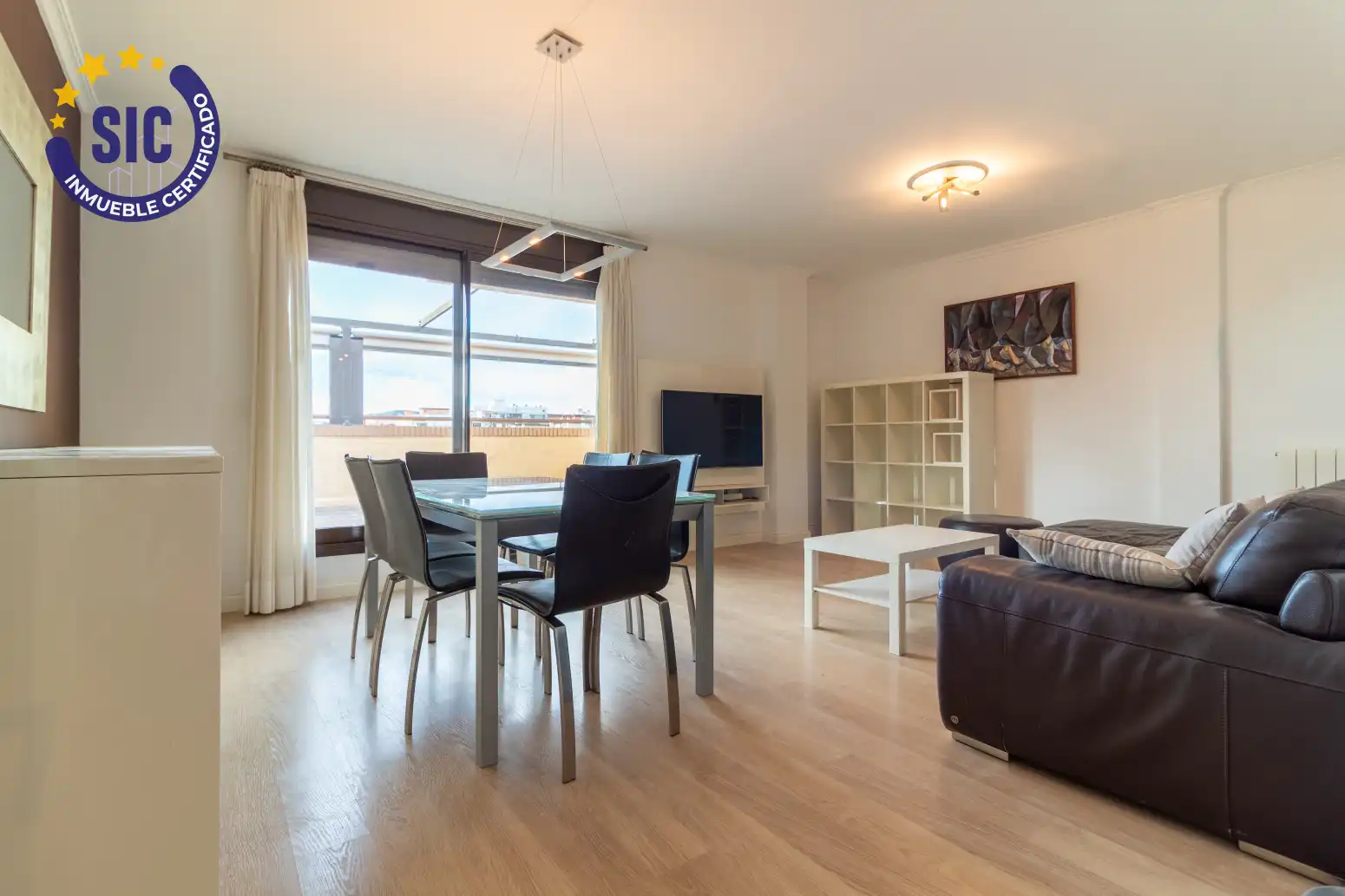 Wohnzimmer von Dachboden zum Verkauf in Sagunto / Sagunt mit Klimaanlage, Heizung und Parkett