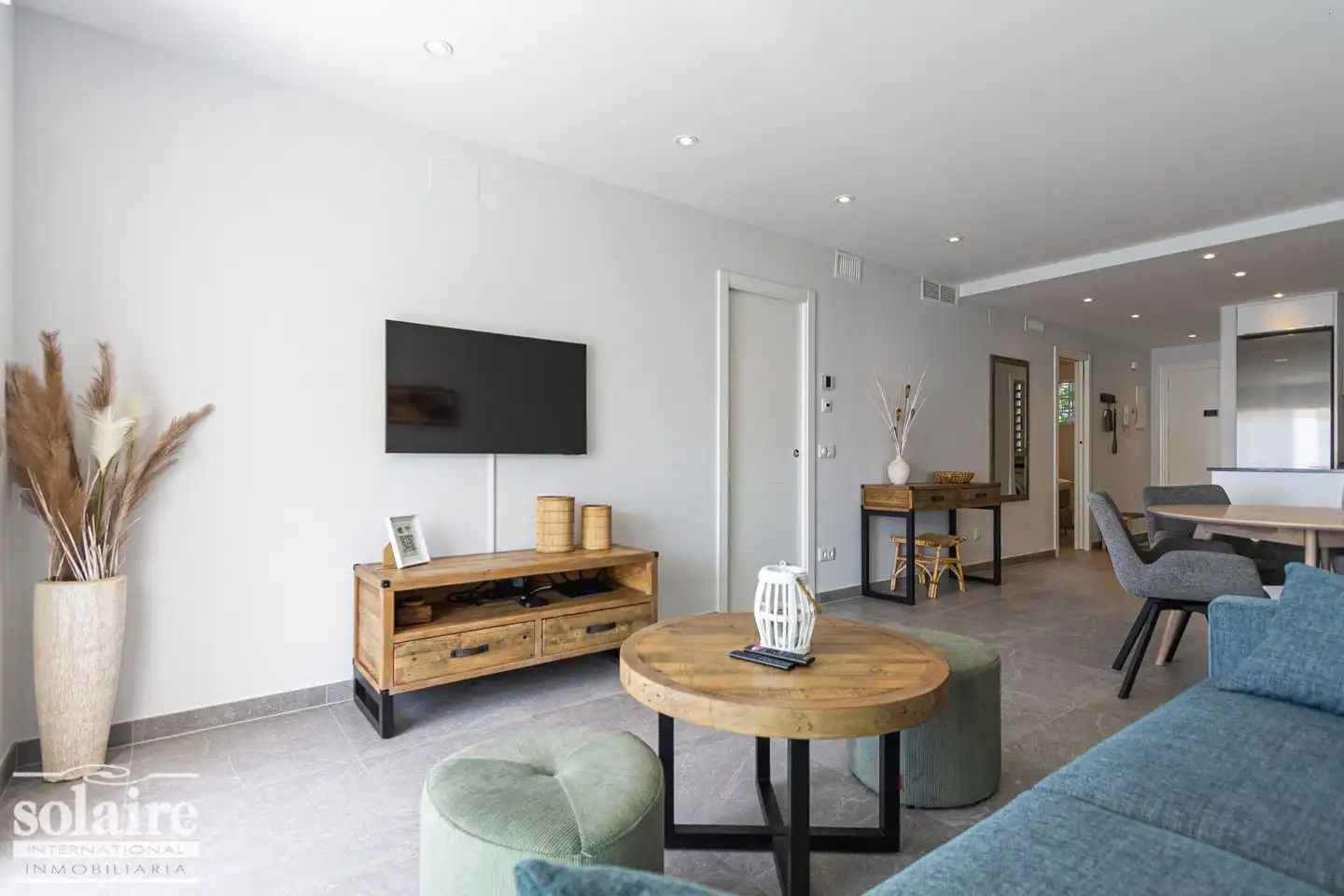Sala d'estar de Apartament de lloguer en Altea amb Aire condicionat, Calefacció i Terrassa