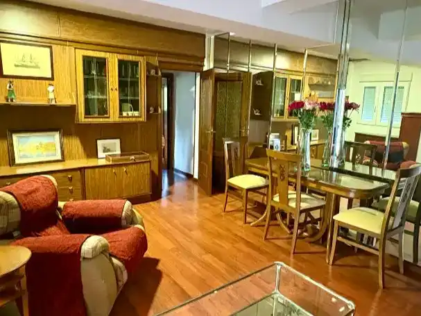 Sala d'estar de Pis en venda en  Madrid Capital amb Terrassa