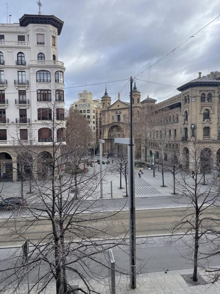 Vista exterior de Pis en venda en  Zaragoza Capital amb Aire condicionat, Terrassa i Traster