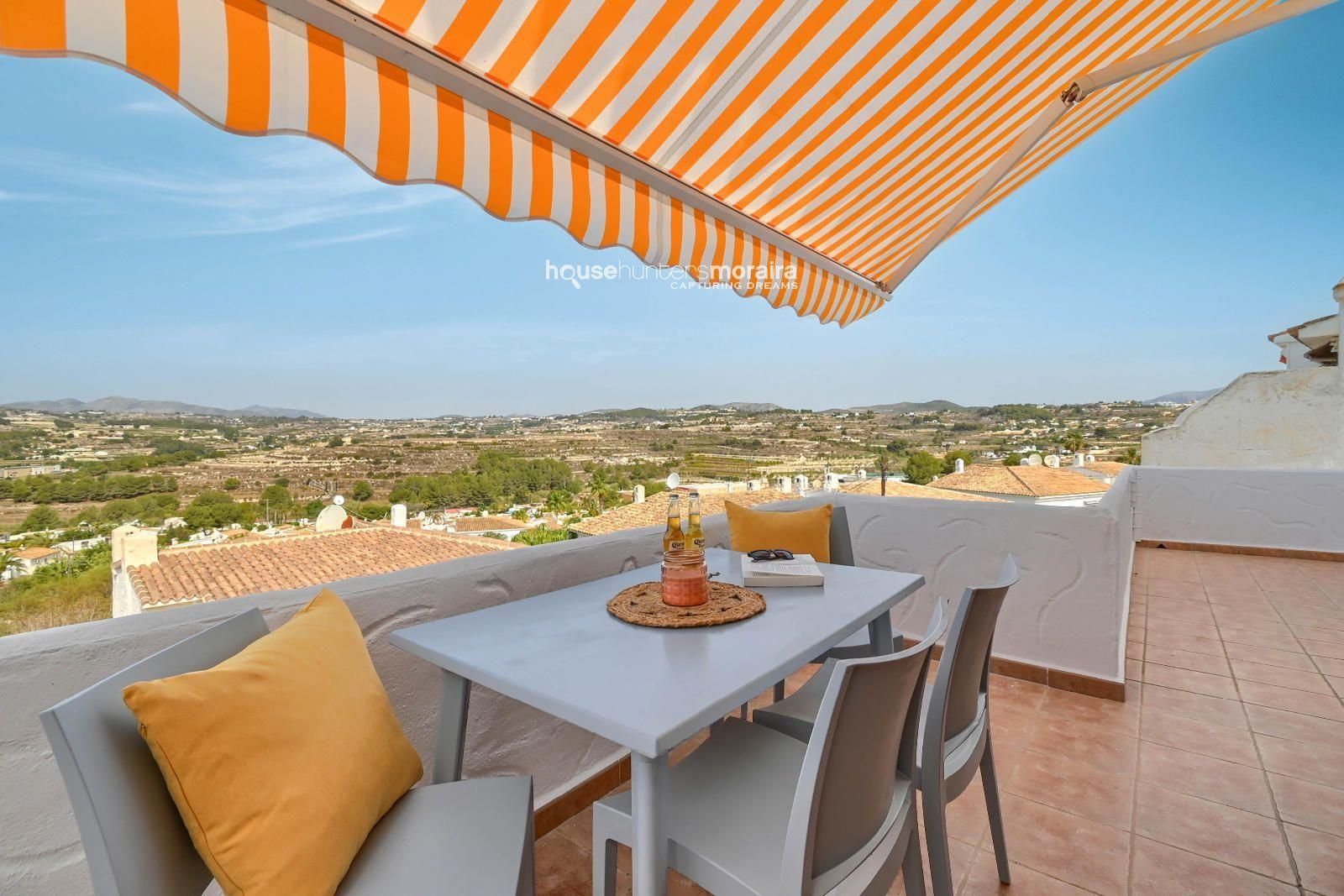 Terrassa de Àtic de lloguer en Moraira amb Aire condicionat, Calefacció i Traster