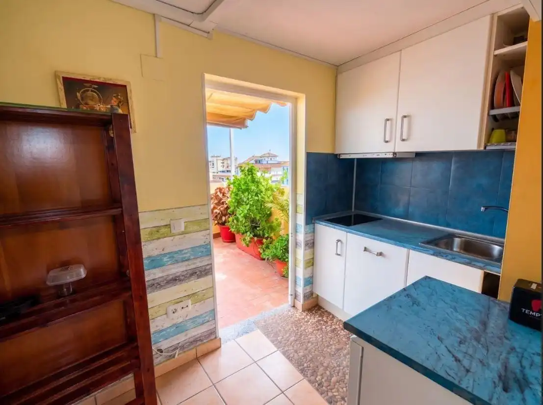 Cocina de Apartamento en venta en Moncofa con Jardín privado, Terraza y Trastero