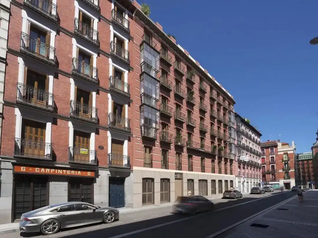 Vista exterior de Pis en venda en Madrid amb Aire condicionat, Jardí privat i Parquet