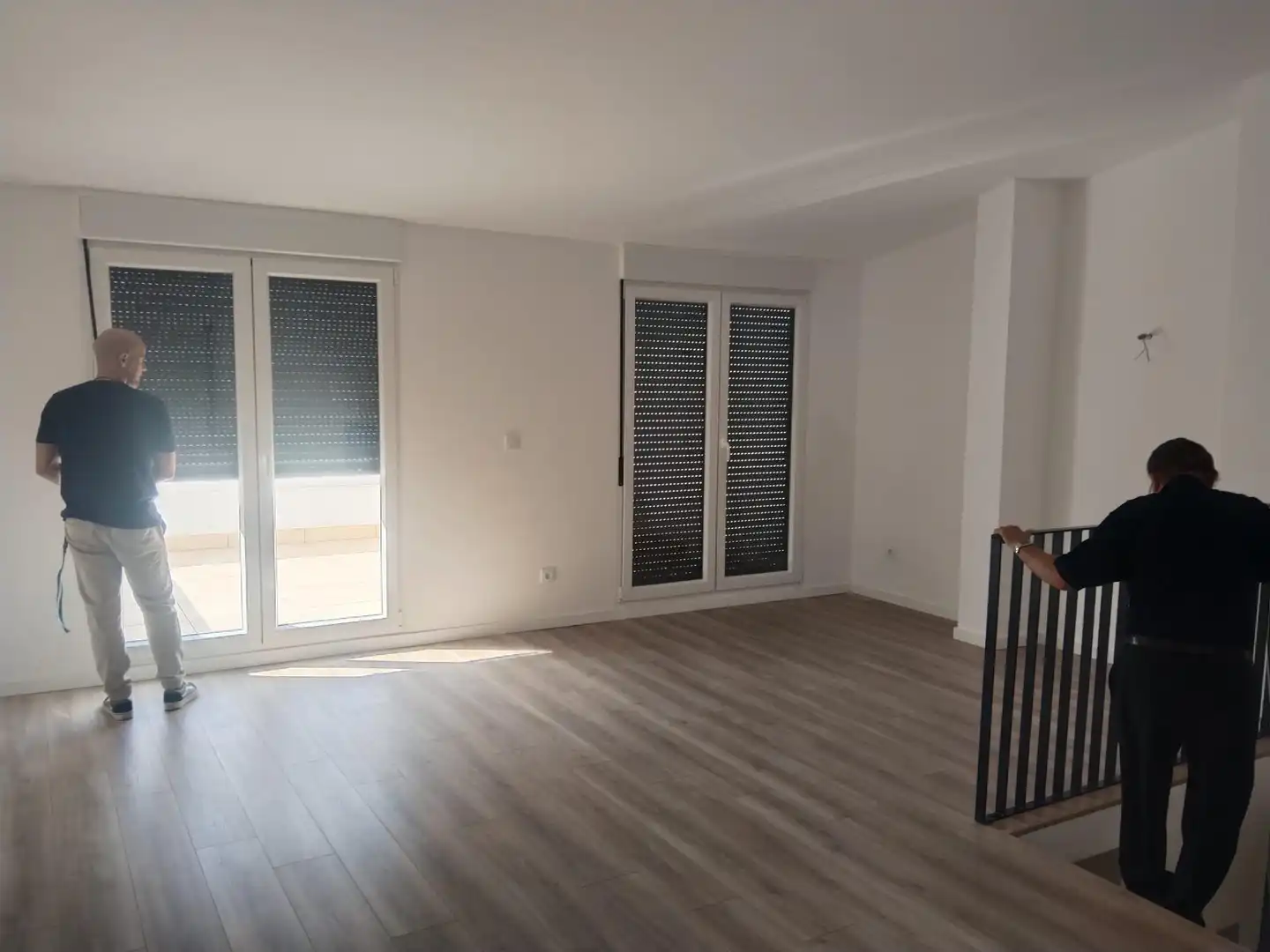 Sala d'estar de Àtic en venda en Murcia amb Aire condicionat, Terrassa i Moblat