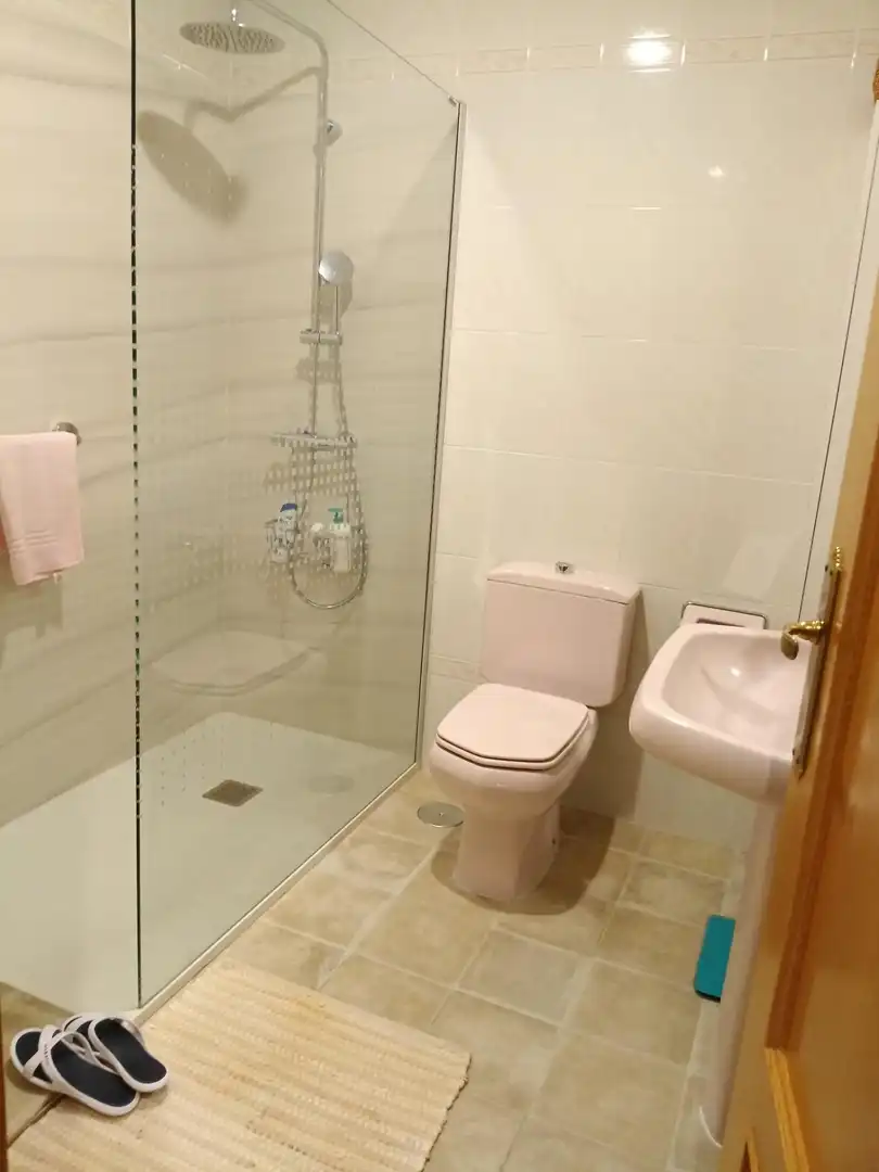 Baño de Casa adosada en venta en La Lastrilla  con Aire acondicionado, Calefacción y Jardín privado