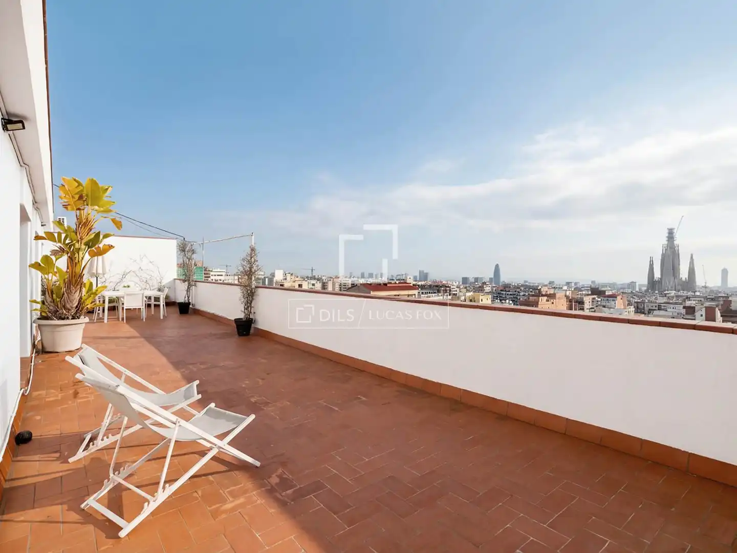 Terrace of Flat for rent in Barcelona  with Air Conditioner, Heating and Terrace