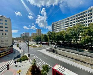 Exterior view of Flat for sale in  Sevilla Capital  with Air Conditioner, Heating and Private garden